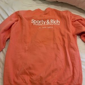 Sporty & Rich brand crew neck sweatshirt